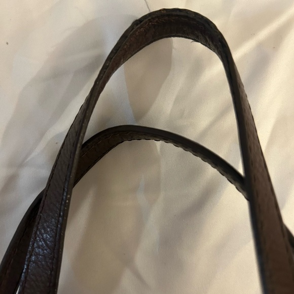 Michael Kors Jet Set Grab Tan and Brown Logo Hobo Tote - Picture 16 of 16